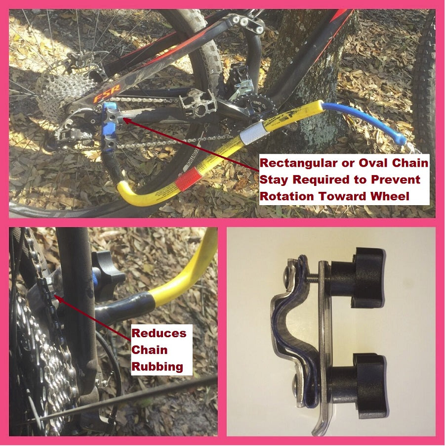Details on the various secure methods for attaching a leash to your bike