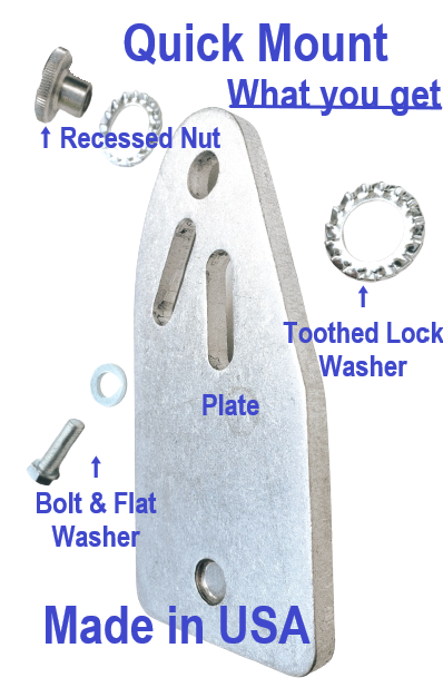 Quick Mount for Right or Left Side Attachment