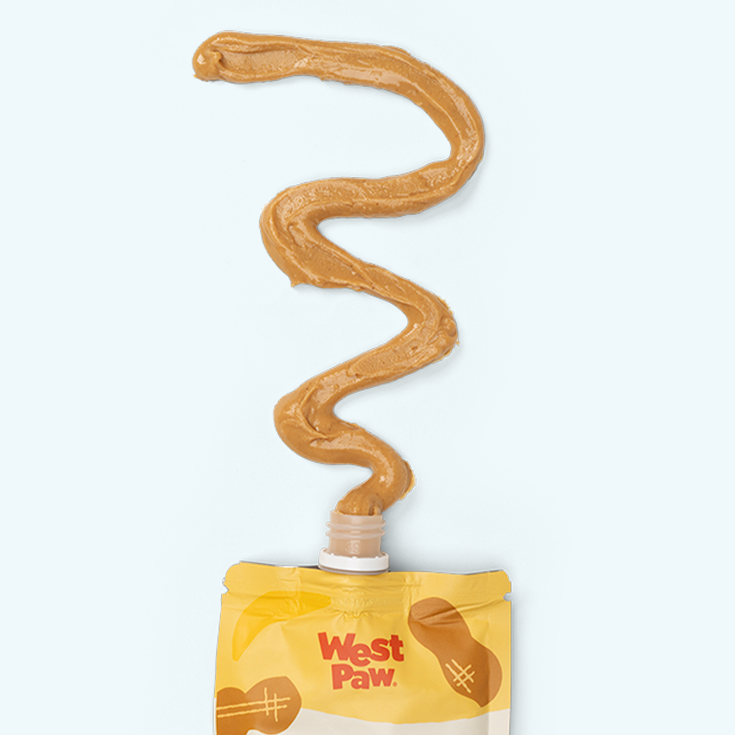 Jordnøddesmør og banan