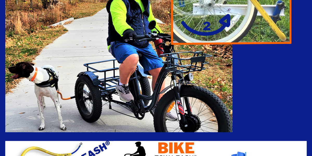 The Official Bike Tow Leash Adult Trike Package Bike Tow Leash