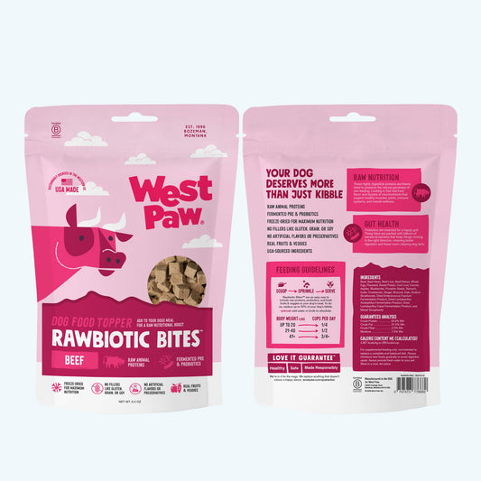 Rindfleisch-Hundefutter-Topping